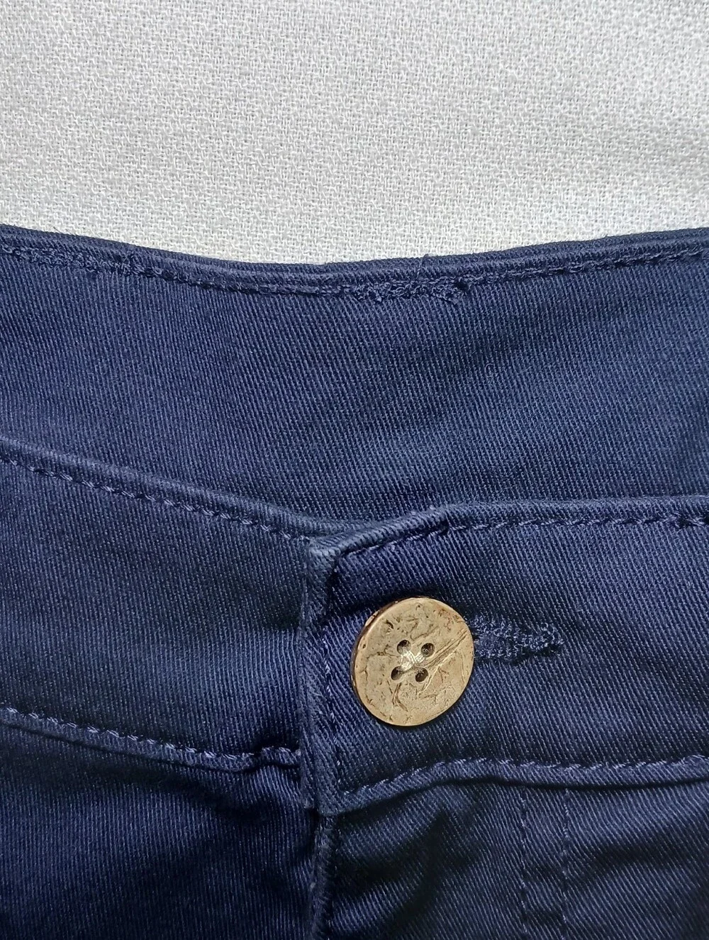 Joe Marlin Mens Relaxed Fit Chino Shorts 34 Navy Blue 9.5